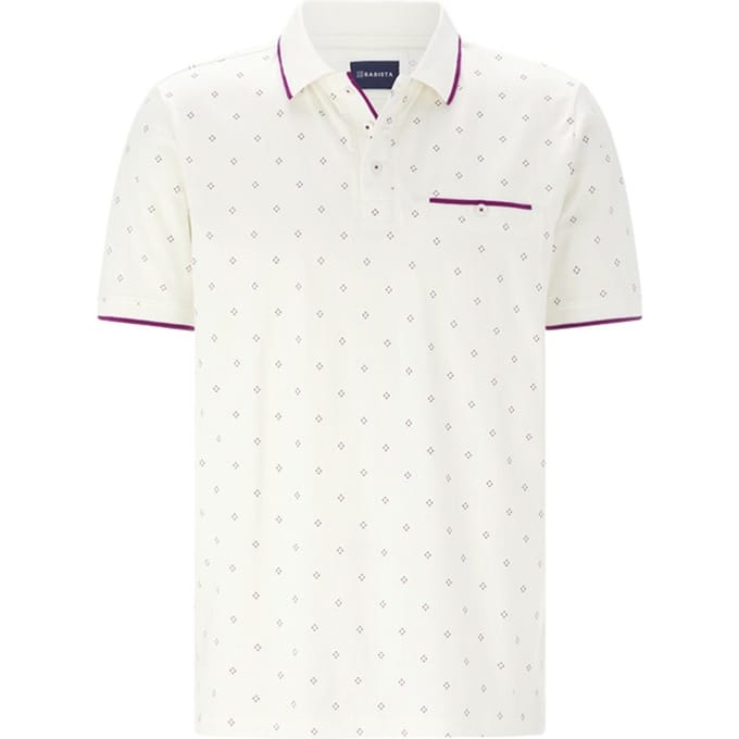 Babista herren Poloshirt - 52/54 - wit - Plus Size