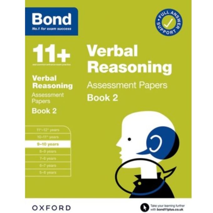 Bond 11+ Verbal Reasoning Assessment Papers 9-10 Years Book 2: For 11+ Gl Assessment And Entrance - Bond 11+