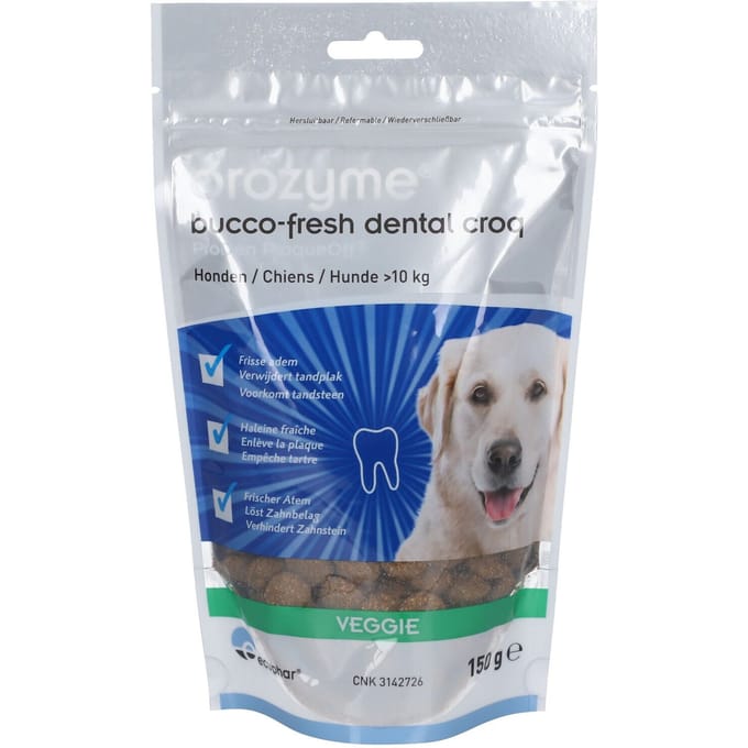 Orozyme Bucco-Fresh Dental Croq Groot 150 gr. (vanaf 10 kg)