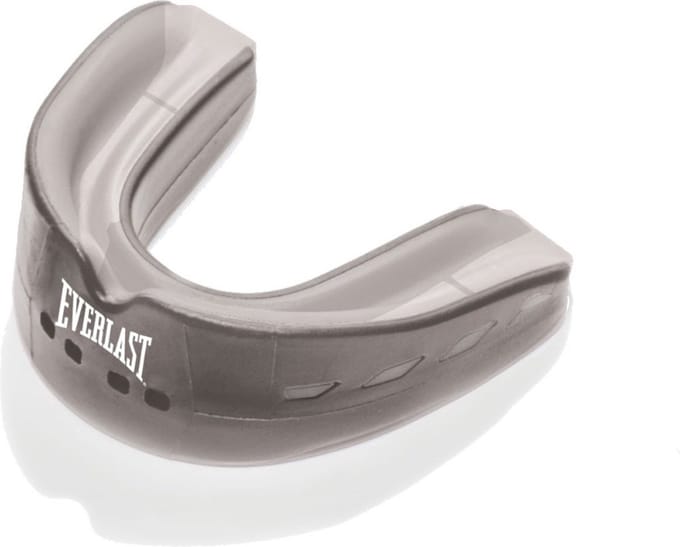 Everlast Evershield Double Mouth Guard, Grey, One Size