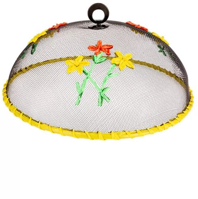 Voedselkap D35cm Deco Three Flowers