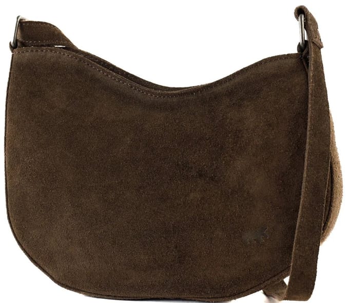 Bear Design Tamara Suede Leren Schoudertas - Bruin