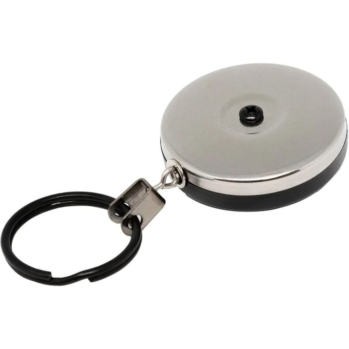 Key-Bak 2 Inch EDC Retractor #4 Stainless Steel Chain