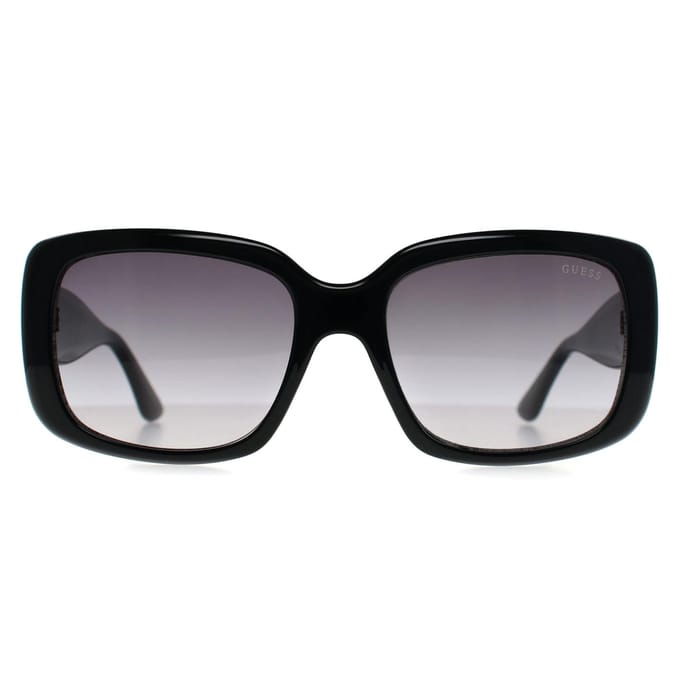 Guess GF6167 01B glanzend zwartgrijze zonnebril