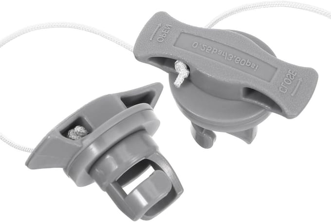 Luchtventiel Plug - Ventiel Dop - Boot Onderhoud - Stof Dicht Ontwerp - 5 x 35 cm - Lichtgrijs