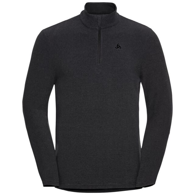 Odlo Middenlaag Loopshirt Halve Rits ROY GRIJS - Maat M
