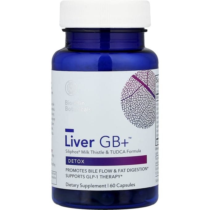 Biocidin Botanicals, Lever GB+™, Detox, 60 Capsules