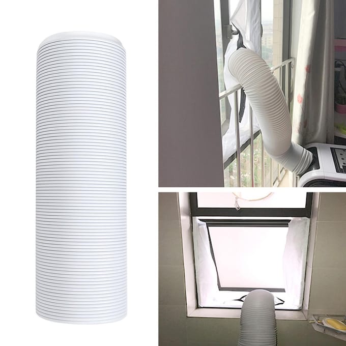 Draagbare Universele Flexibele Airconditioner Afvoerslang Buis Vervangingsonderdelen(D13cm*1.5M)