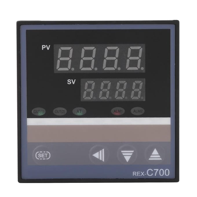REX C700 0 400 celsius Digitale PID Temperatuurregelaar Thermokoppel Ingang Relais Uitgang 220V black