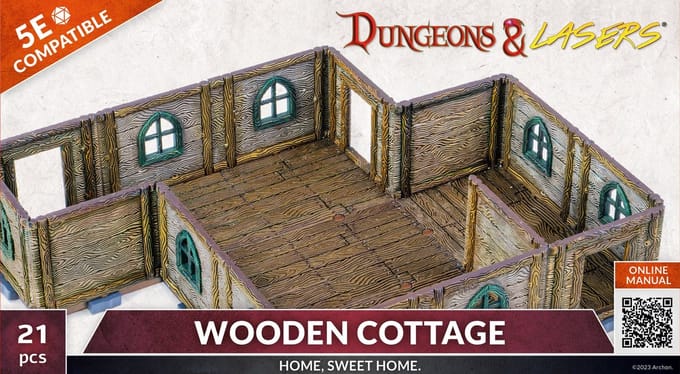 Dungeons and Lasers - Wooden Cottage
