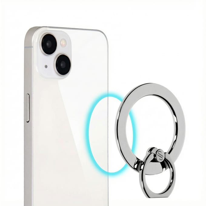 Selencia Telefoonring geschikt voor MagSafe - Zilver