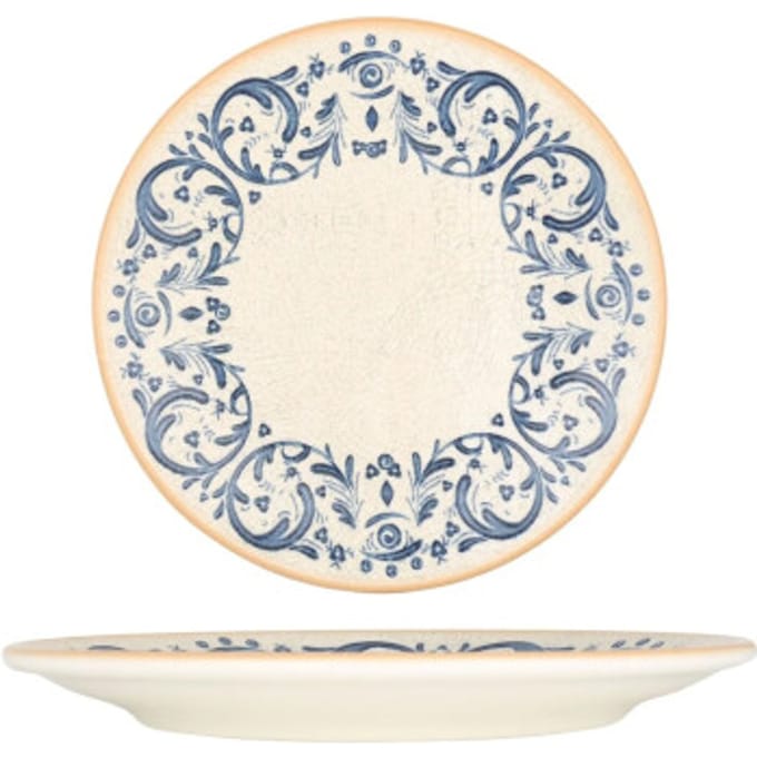 Bonna Dessertbord - Viento - Porselein - 21 cm - set van 6