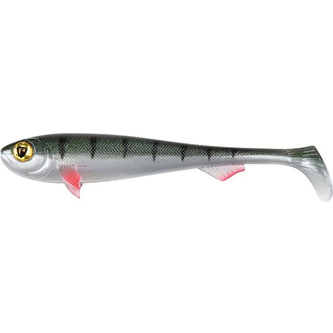 Fox Rage Super Slick Shad - 18cm - UV Young Perch - Softbait - Rood