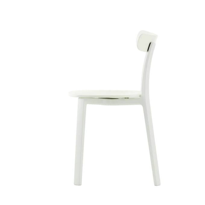Vitra - All Plastic Chair - wit - two tone