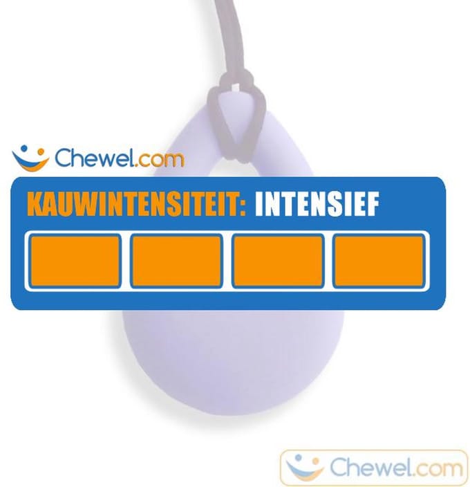 Bijtketting Kauwketting | Druppel | Chewelry | Lavendel-paars | Chewel ®