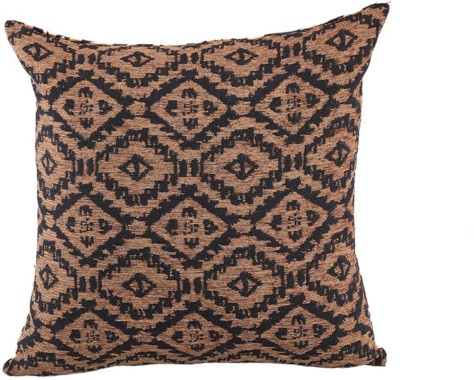 PTMD Clakre Sierkussen - 45 x 10 x 45 cm - Stof - Bruin