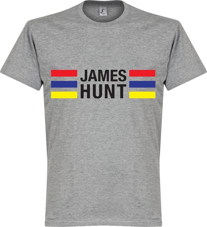 James Hunt Stripes T-Shirt - Grijs - XL