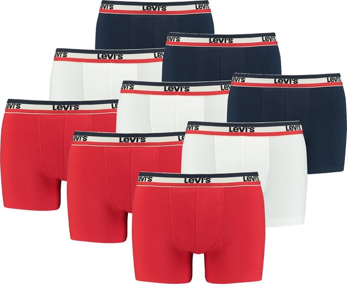 BOXERS 9-pack heren Levis SPRTSWR LOGO BOXER KORTE boxershorts ondergoed broek