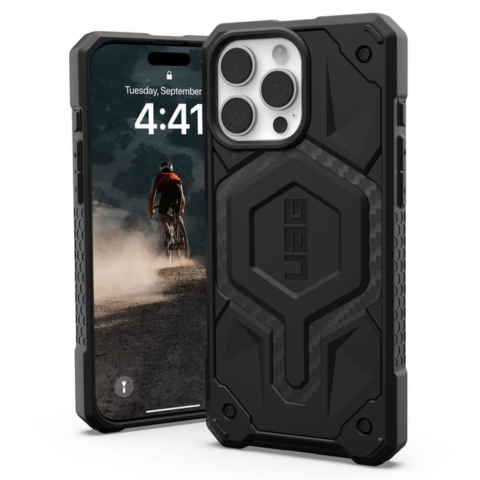 UAG - Monarch Pro Mag geschikt voor iPhone 16 Pro Max Hoesje - carbon black | carbon black