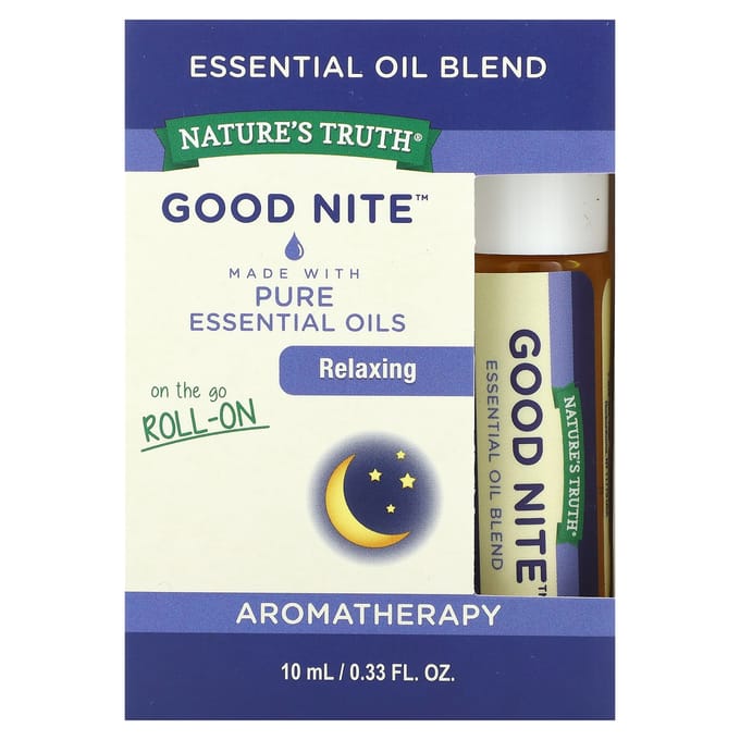 Nature'S Truth, Essential Oil Blend, Roll-On, Good Night, 10Ml(0.33Fl Oz)