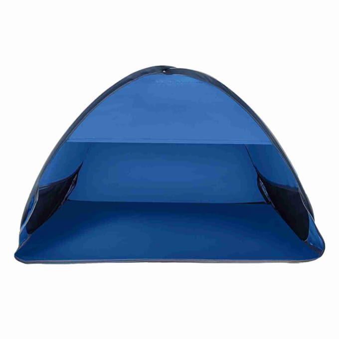 Mini strandzonneschermluifel Instant buitenstrandtent met draagtas blue