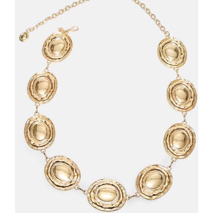 Stradivarius Riem met XL studs  Goud S