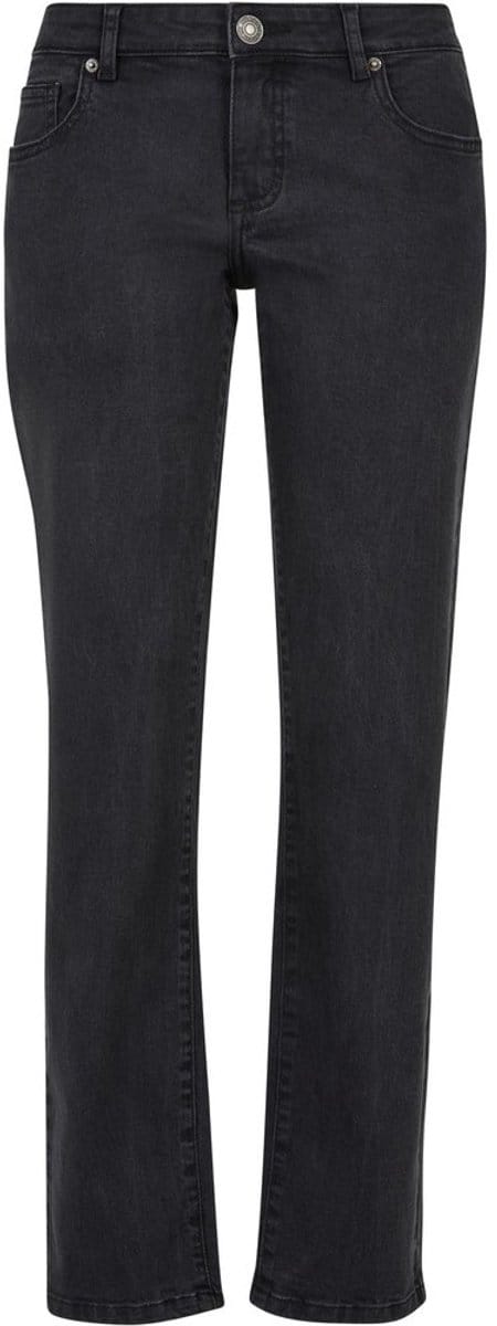 Urban Classics Damesjeans: damesbroek met lage taille en rechte pasvorm