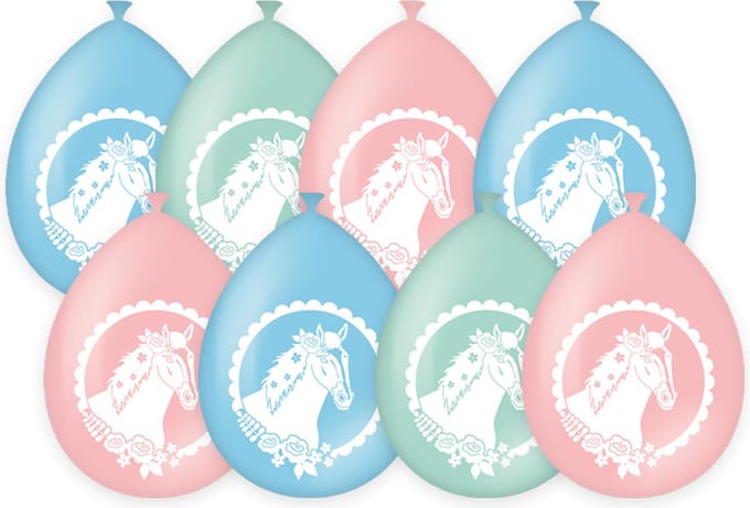 Paper Dreams Ballonnen Horses - 8st