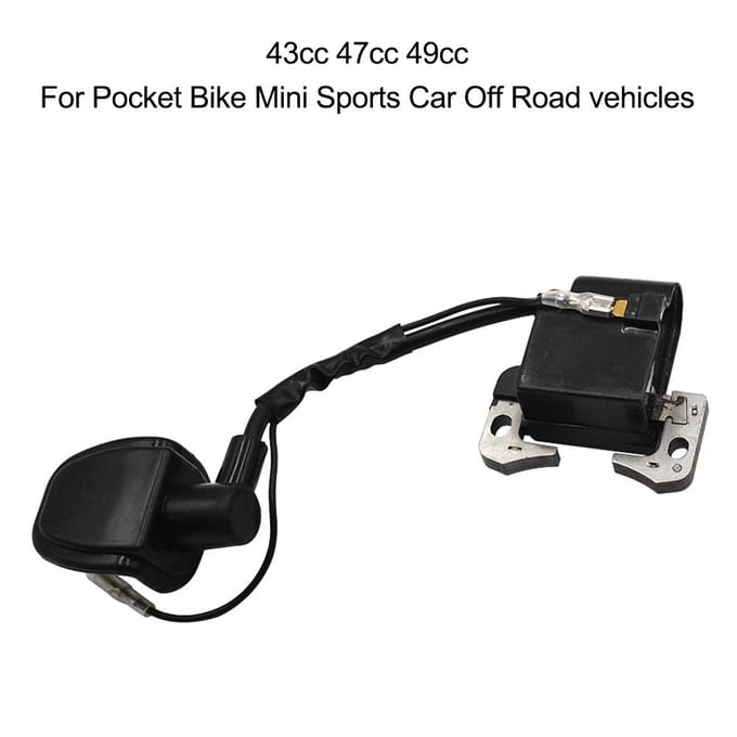 Bobine 43cc 47cc 49cc Mini PIT Pocket Quad Crossmotor ATV black