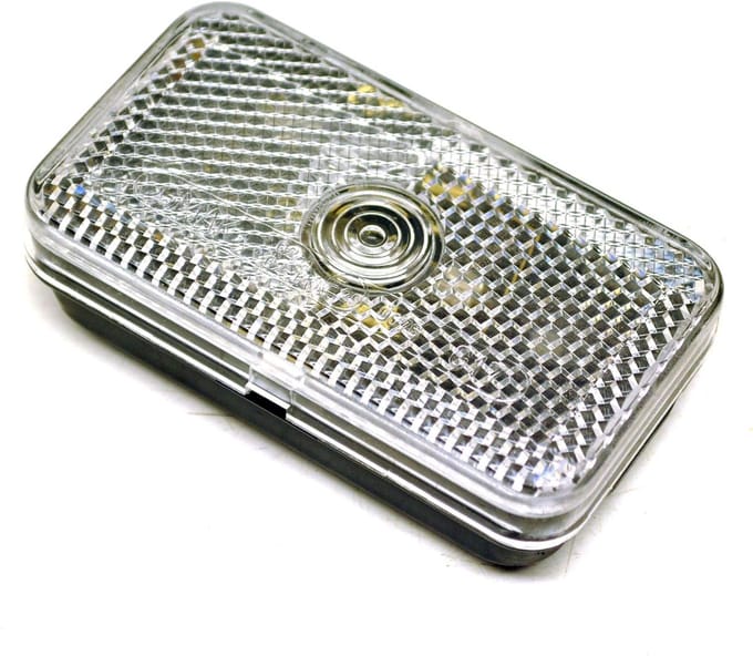 Mini Marker Lamp - Aanhanger Verlichting - Veilig Transport - Compact Formaat - 80mm Breed - Wit