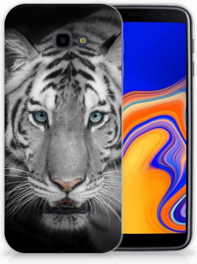 Samsung Galaxy J4 Plus (2018) TPU Hoesje Tijger