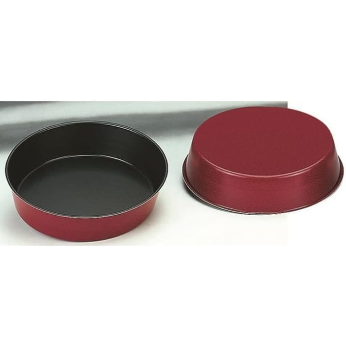 Moule à manqué - IBILI - 22 cm - Aluminium anti-adhérent - Rouge moucheté noir - Compatible lave-vaisselle