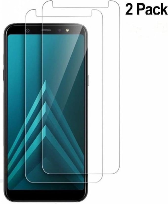 Ntech 2 Stuks Screenprotector Tempered Glass Glazen - Screenprotector Geschikt voor Samsung Galaxy A6