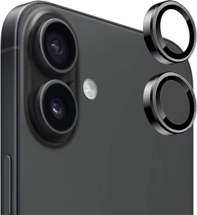 Geschikt voor Apple iPhone 16 Plus - Screenprotector Camera - Beschermglas Camera Glas