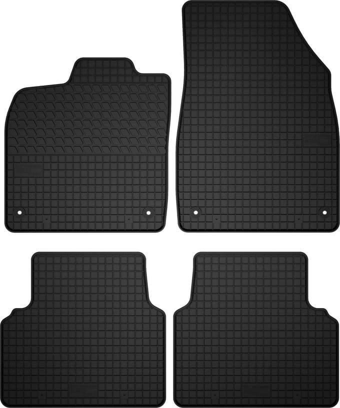 Wielganizator SolidTread - Rubber Matten Set - Cupra Born Hatchback - Perfecte Pasvorm - 4 Stuks - Zwart