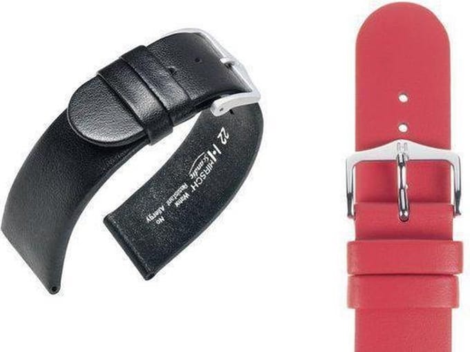 Hirsh Horlogeband Scandic Coral - Leer - 20mm
