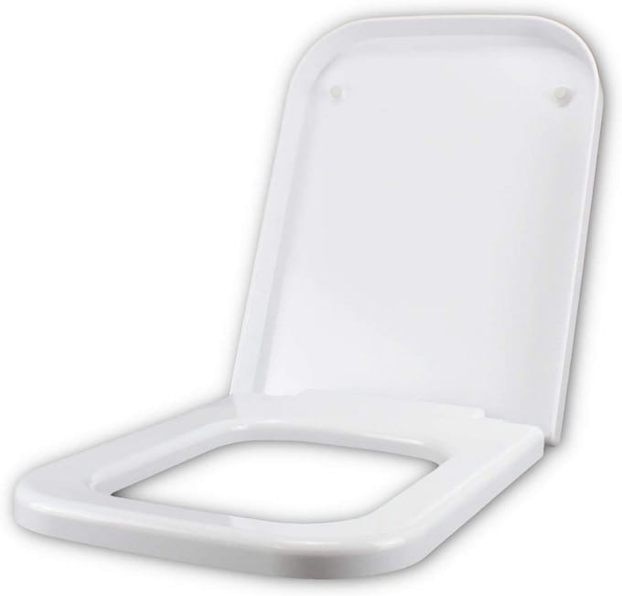 Wc-bril Geschikt voor GSI Traccia - Softclose & Quick Release - RVS Scharnieren