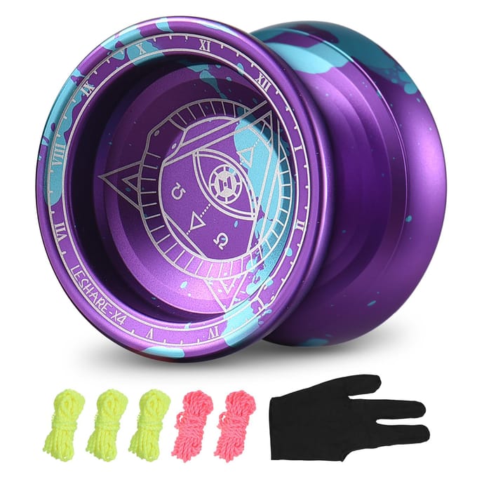 X4 God's Eye Competitieniveau YOYO-bal Purple & Blue blue