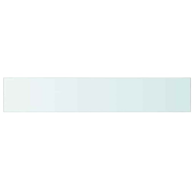 vidaXL - Schappen - 2 - st - 110x20 - cm - glas - transparant