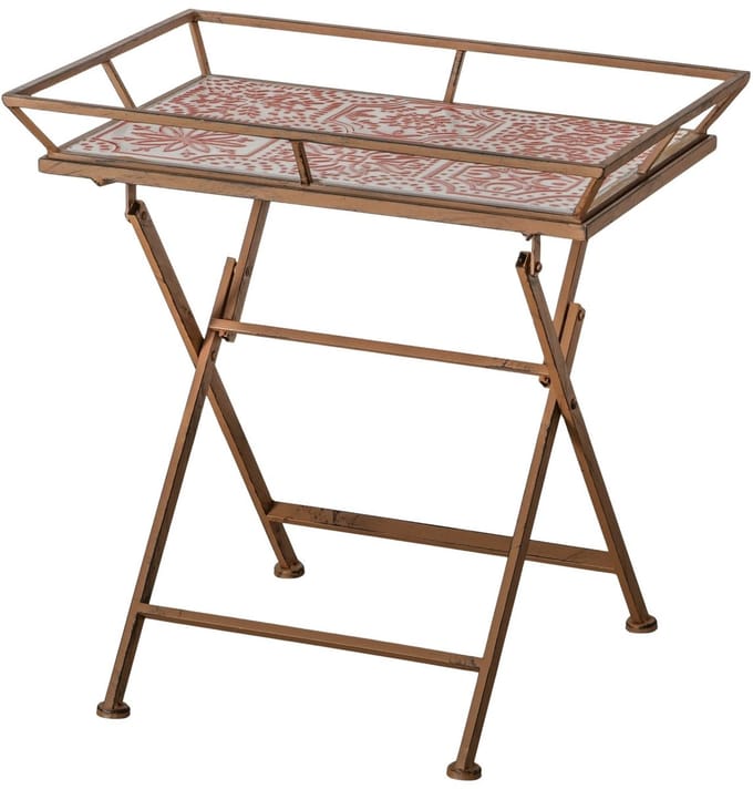 Tuintafeltje Butler Tray Rosso Metaal