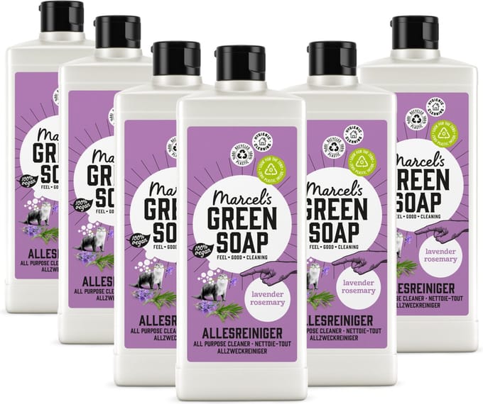 Marcel's Green Soap Allesreiniger - Lavendel & Rozemarijn - 6 x 750ml