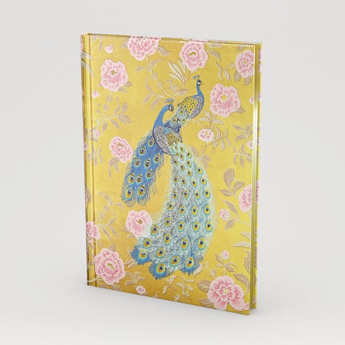 Notitieboek / Bookbound Journal Peter Pauper - Victorian Peacock - 16x21 cm