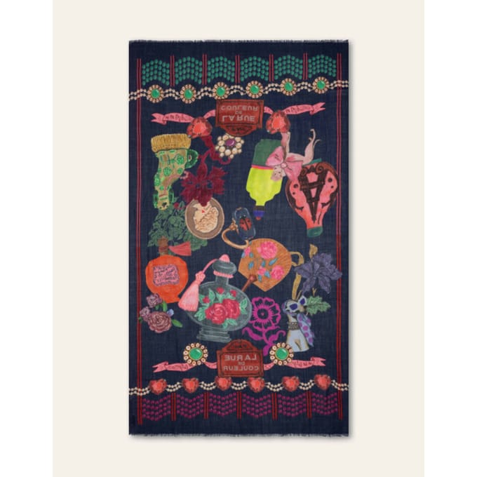 Oilily Auromatique Sjaal- maatOne size Peacoat