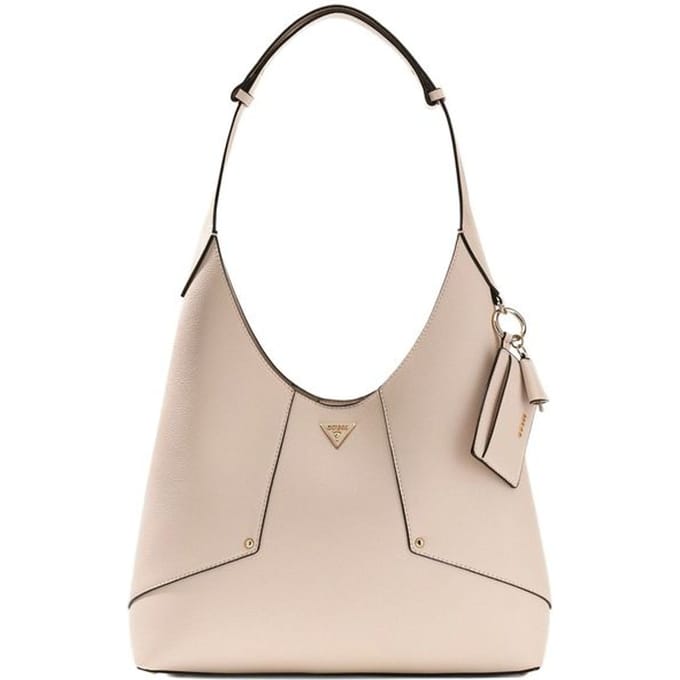 Guess Darcy Grote Schoudertas Dames - Imitatieleer - Beige