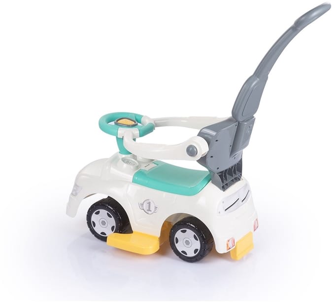 Dolu 3in1 Loopauto met Handgreep Wit/Blauw