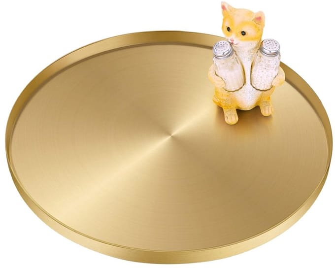 CLGP® Luxe Kaarsenplateau - Decoratief Dienblad - Sierschaal - Goud