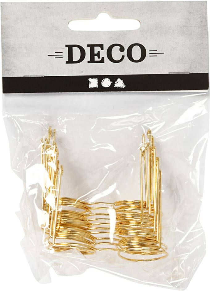 Bril, B: 50 mm, gatgrootte 17 mm, goud, 10 stuk/ 1 doos