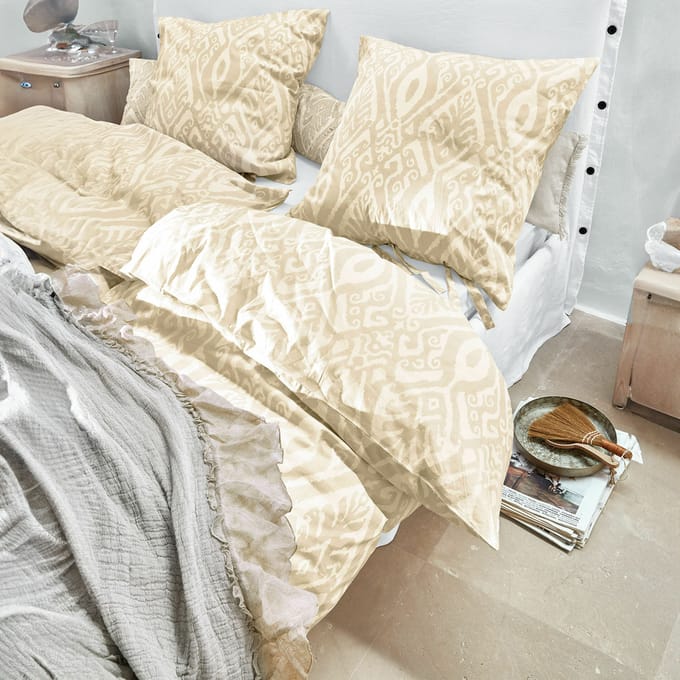 LOBERON Beddengoed Armidale wit/beige