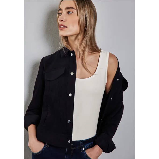 Basic top in effen kleur