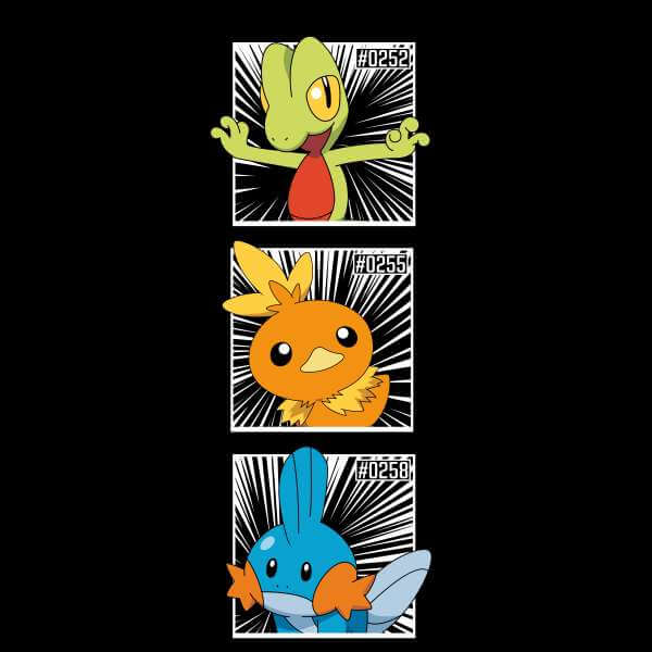 Pokemon Generation 3 Intro Men's T-Shirt - Black - XL